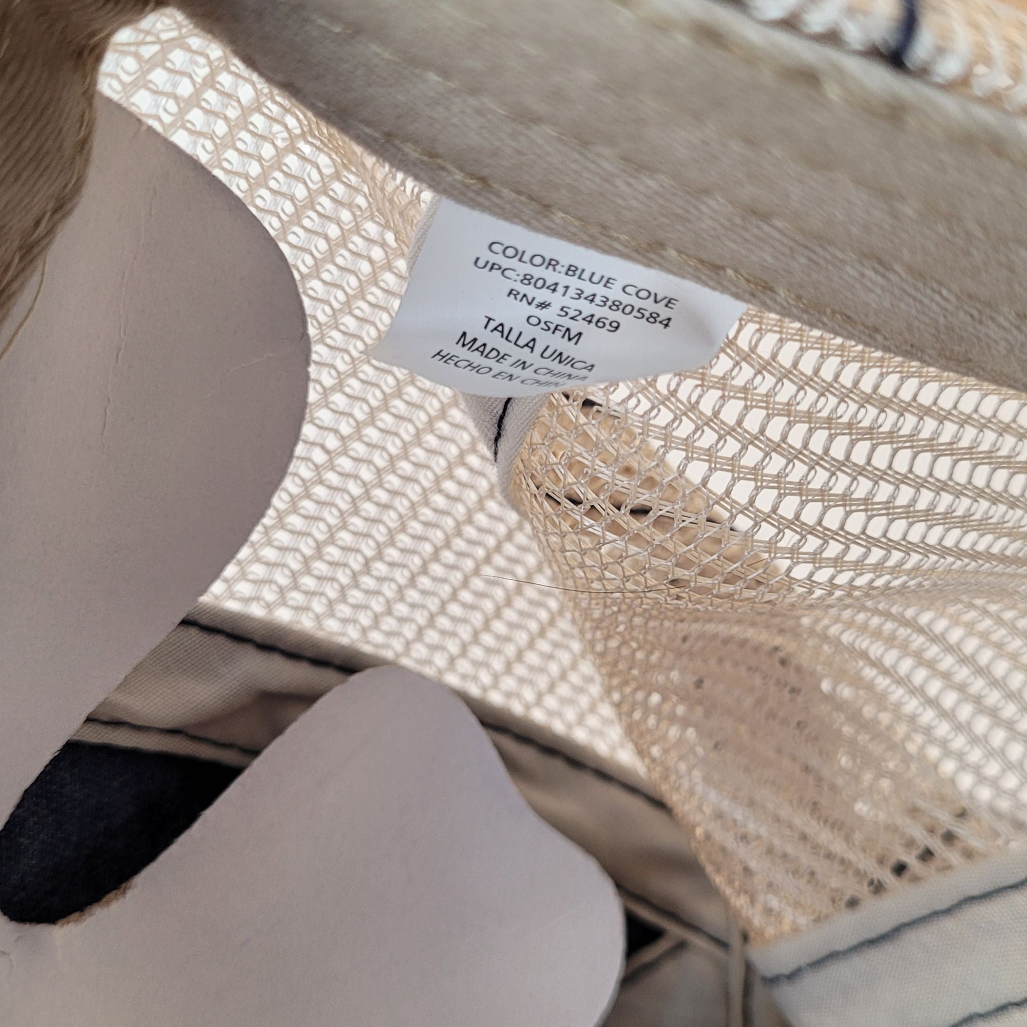 Time and Tru Blue Cove Mesh Twill Cap One Size, New with Tags