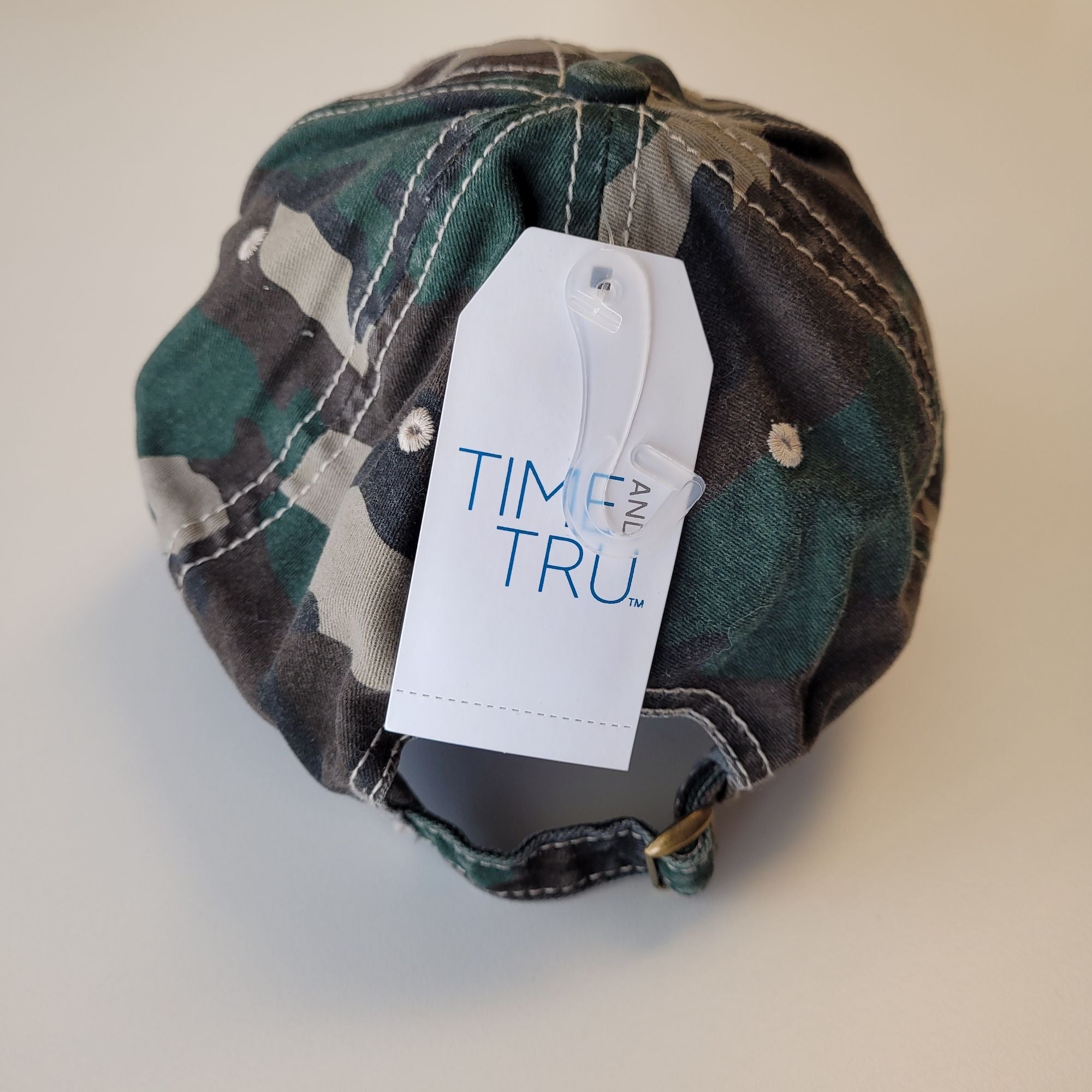 Time and True Fatigue Camo Cap One Size, New with Tags