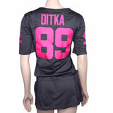 Ditka 89 NFL Chicago Bears Breast Cancer Awareness Jersey Women's Size XS