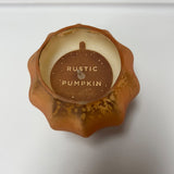 iLLume Rustic Pumpkin Scented Soy Candle 8.6 oz In Pumpkin-Shaped Glass Jar