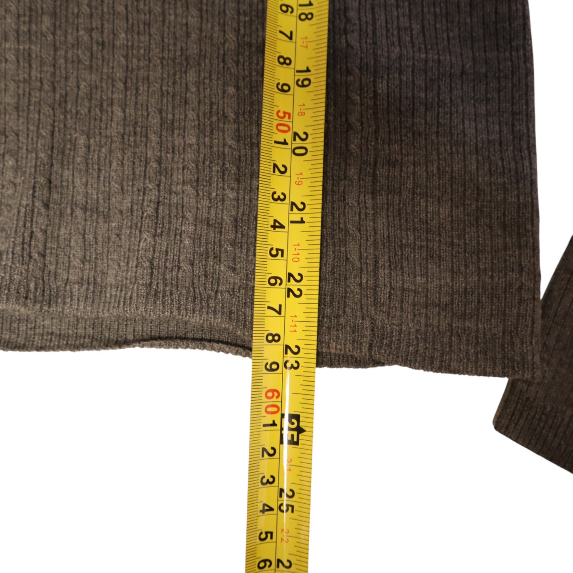 Armani Exchange Women's Gray Wool V-Neck Sweater Small