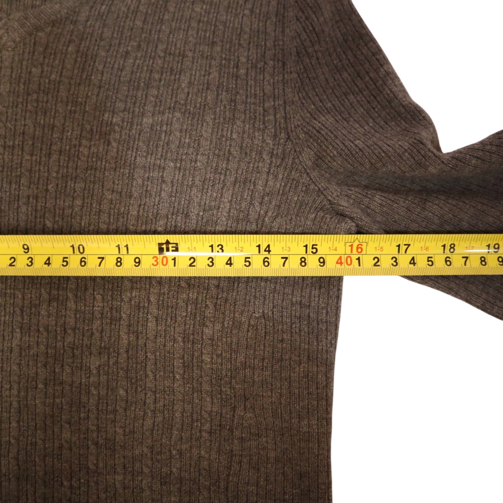 Armani Exchange Women's Gray Wool V-Neck Sweater Small