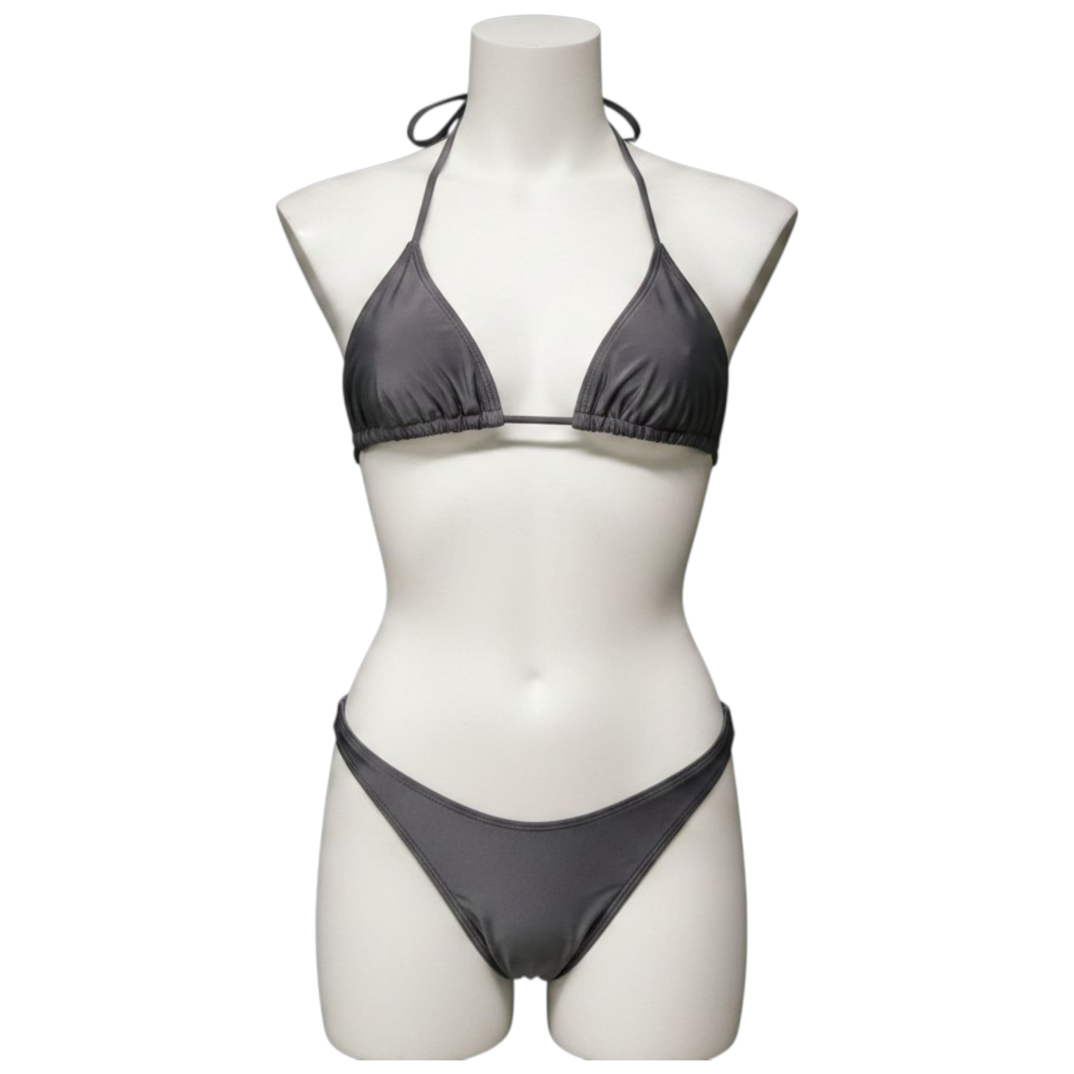 Black Triangle Tie Side Bikini Set Two Piece Swimsuit