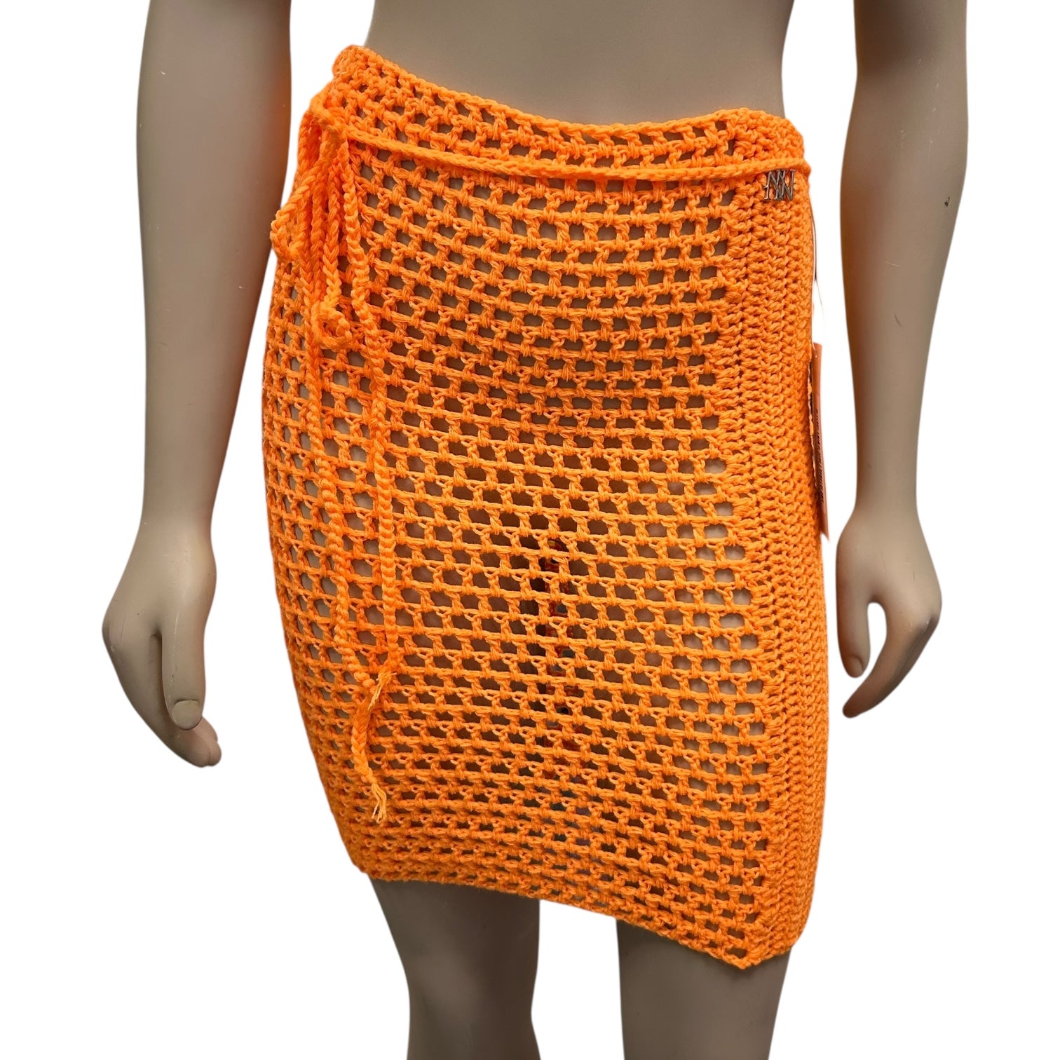 Orange Lace Up Cover Up Skirt by Nikita Naomi
