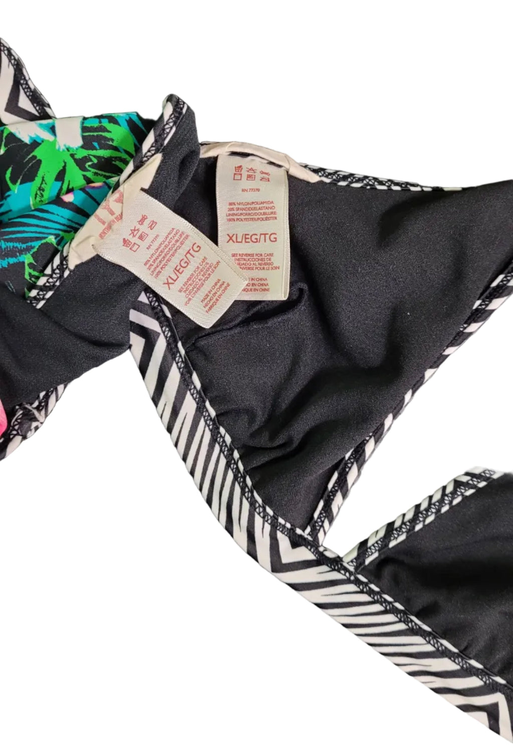 #1040 Floral Tropical Print Bikini Set Multicolor Two Piece Swimsuit
