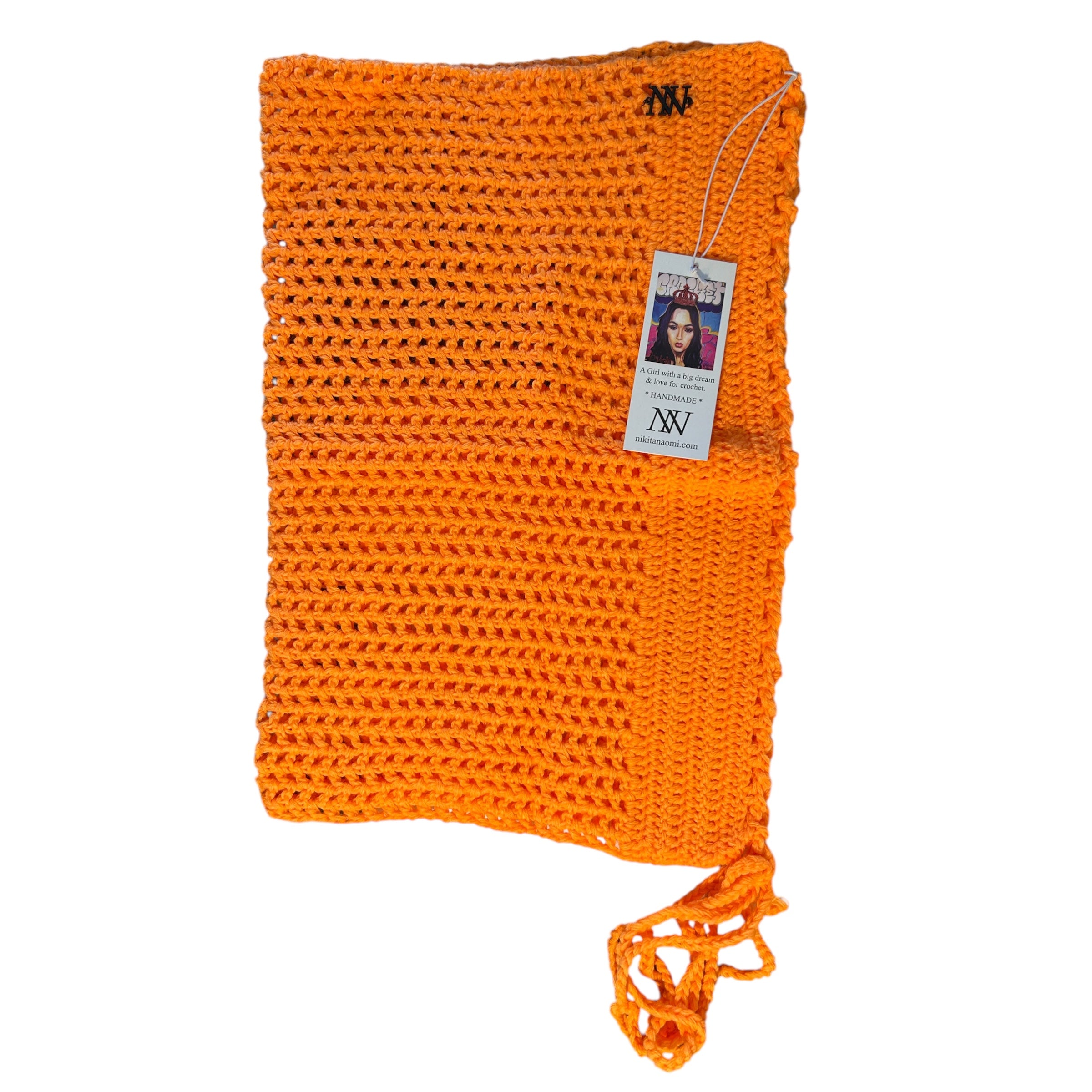 Orange Lace Up Cover Up Skirt by Nikita Naomi
