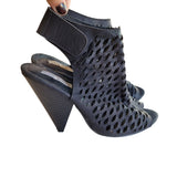 Cape Robbin "Cecilia" Peep Toe Cut-out Black Sandal Bootie Women's Size 6