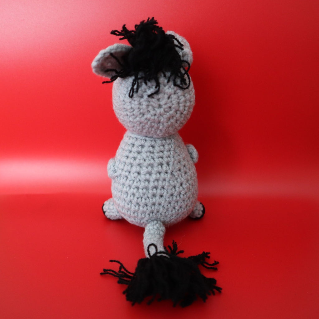 Emotional Support Crochet Donkey