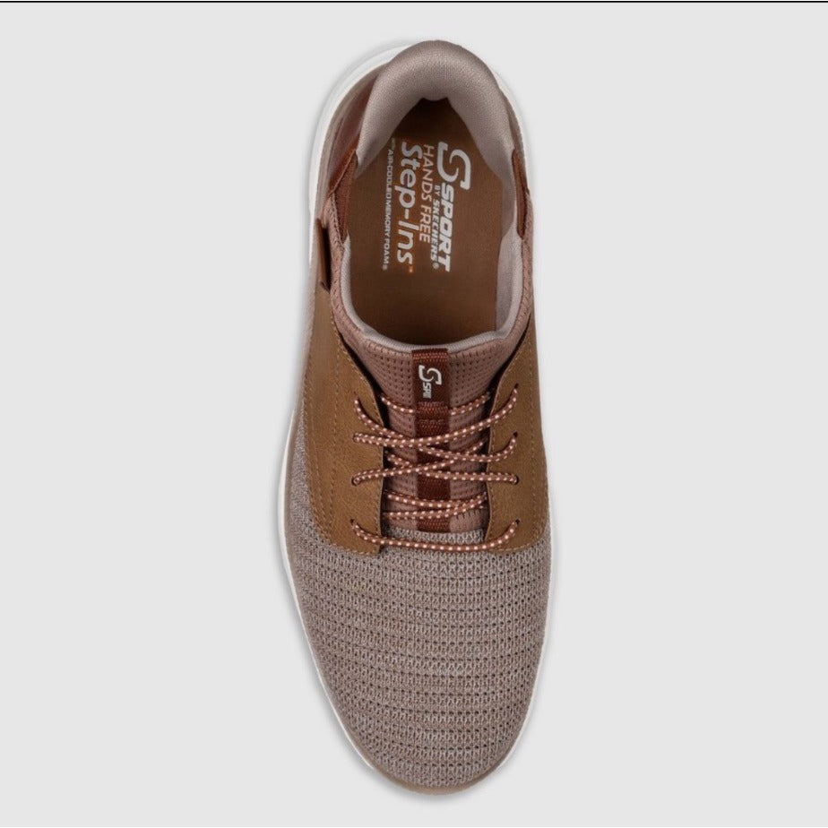 K-57 S Sport by Skechers Size 9 Men's Donovan Step-Ins Sneakers in Light Brown