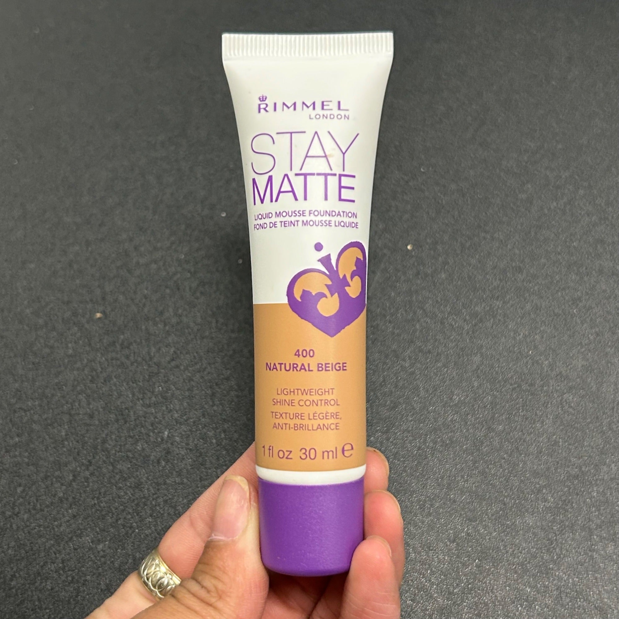 Rimmel Stay Matte Liquid Mousse Foundation 400 Natural Beige 1 Fl Oz