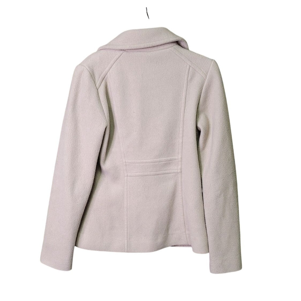 CG-20 Rosette By BeCool Women's Soft Beige Button-Front Peacoat Jacket Size Small