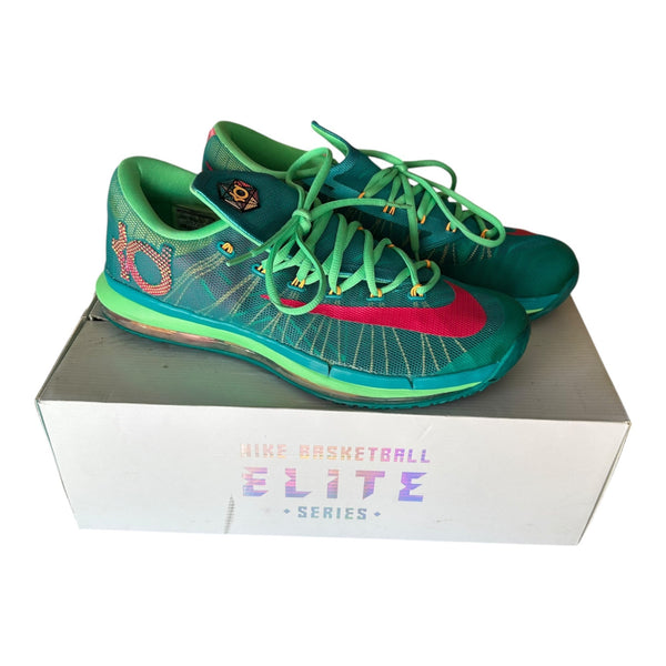 Nike Zoom KD VI Elite Series Men's Size 11.5 Green Low Top Basketball Sneakers