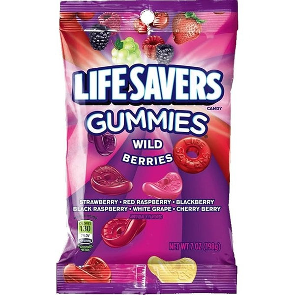 Wild Berries Gummies, 7 Ounce Bag