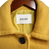 Queens Rabbit Mustard Yellow Wool Jacket, Women's XS