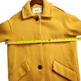 Queens Rabbit Mustard Yellow Wool Jacket, Women's XS