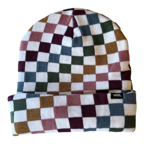 Vans Multicolor Checkered Beanie One Size