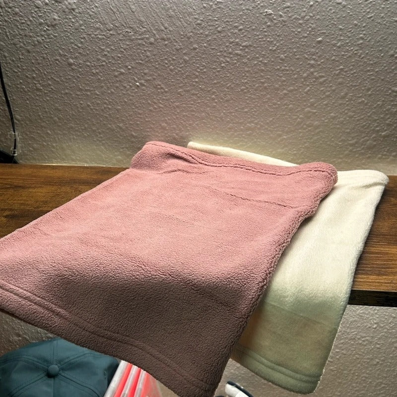 Bundle of Two Neck-Gaiters Pink/Ivory