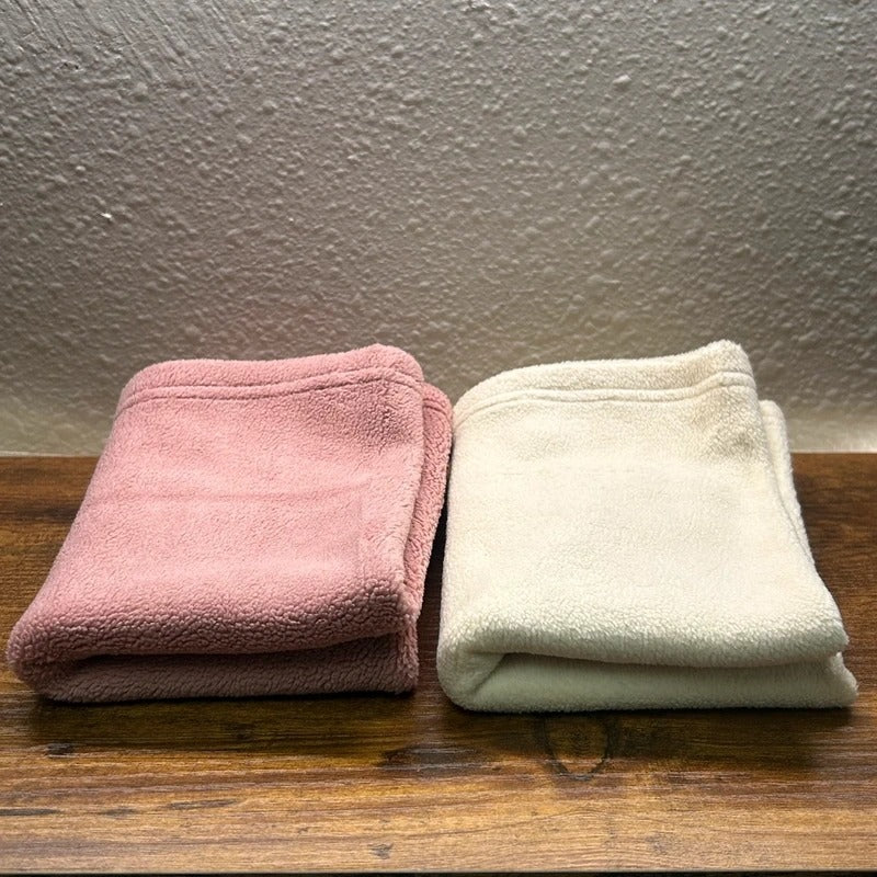 Bundle of Two Neck-Gaiters Pink/Ivory