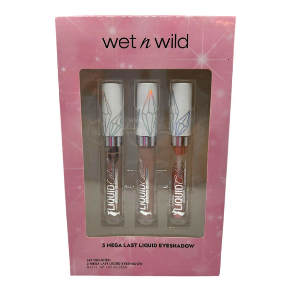 Wet n Wild Set of 3 Mega Last Liquid Eyeshadow Net Wt 0.12 FL OZ