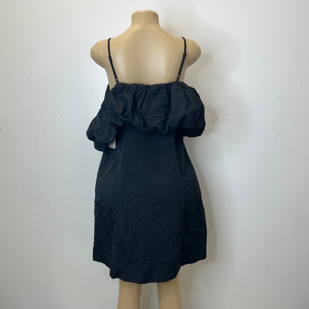 K-65 A New Day Women's Ruffle Mini A-Line Dress Black Size 16