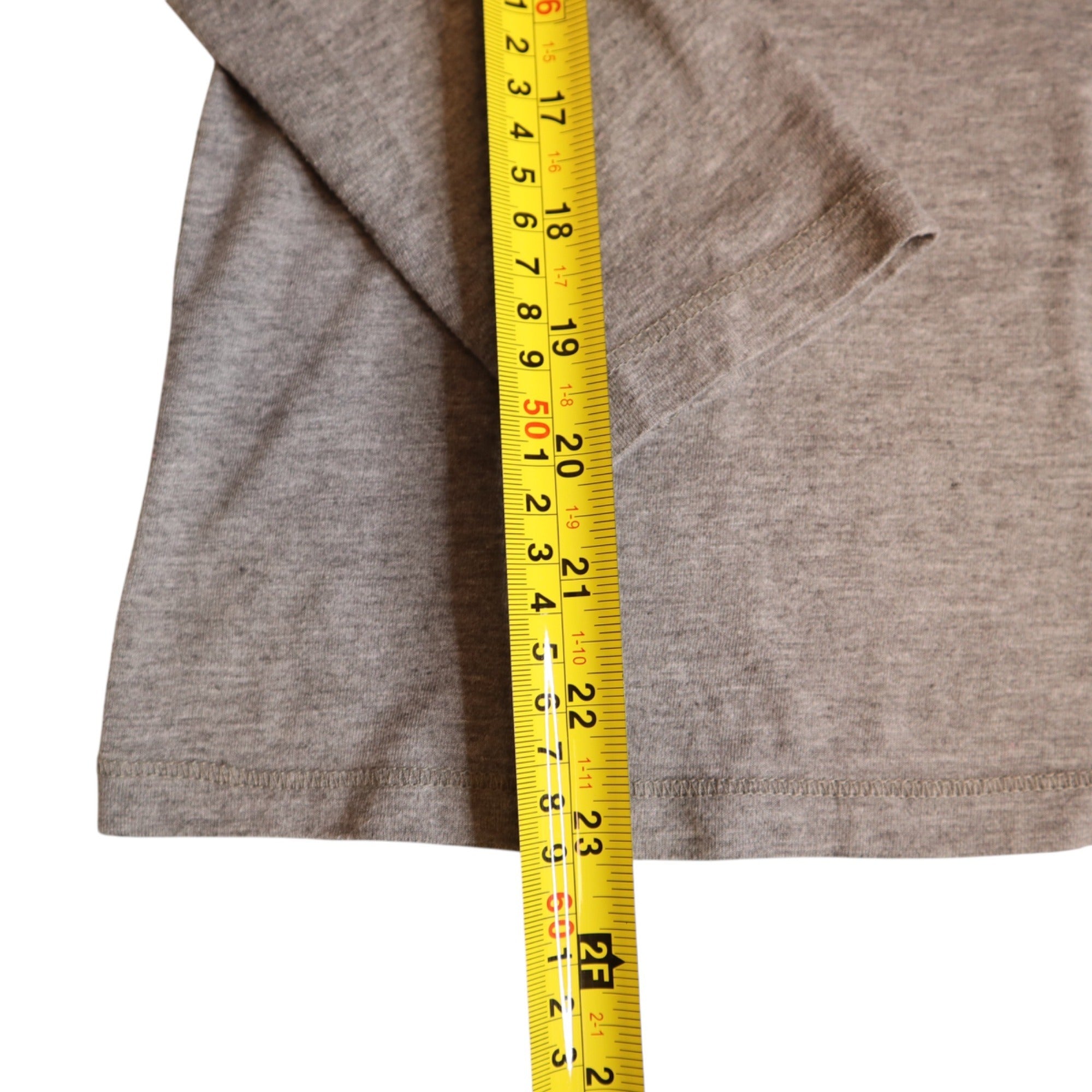 Danskin Now Women's Loose Fit V-Neck Long Sleeve T-Shirt Gray Size Medium