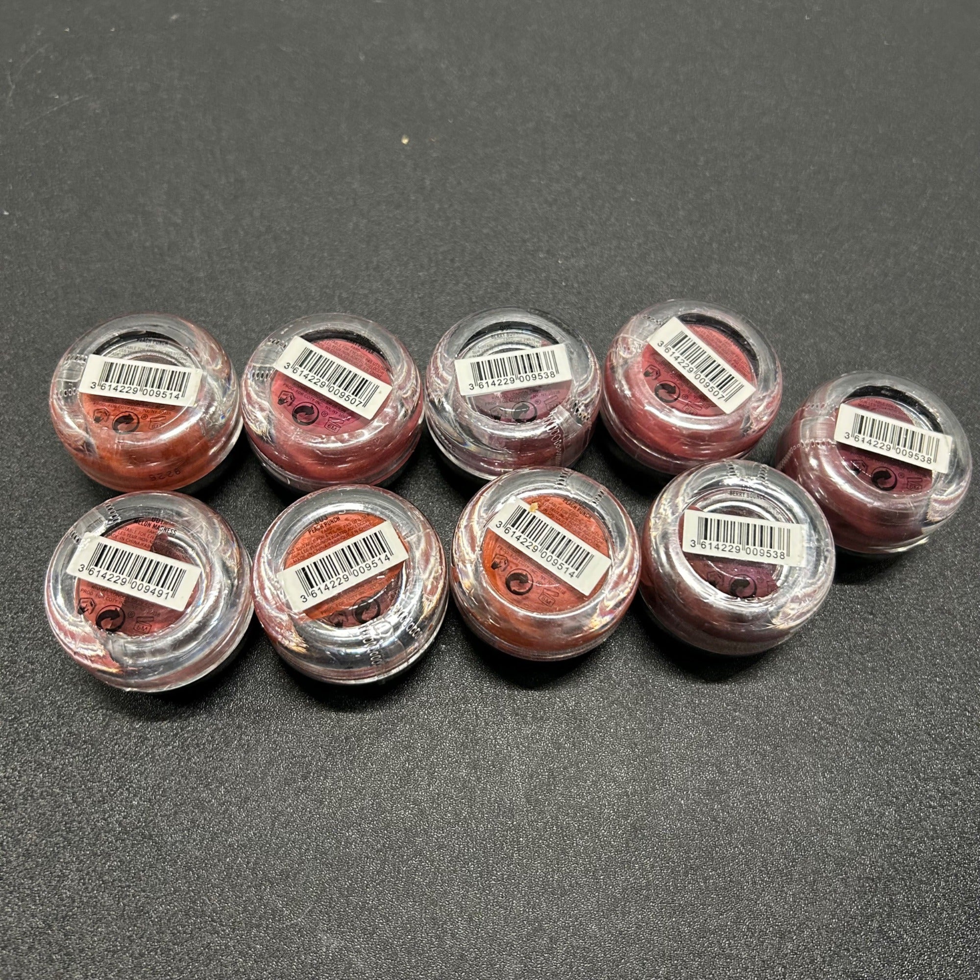 Rimmel Jelly Blush Assorted Shades Lot Of 9 Makeup Pots Lightweight Gel Formula