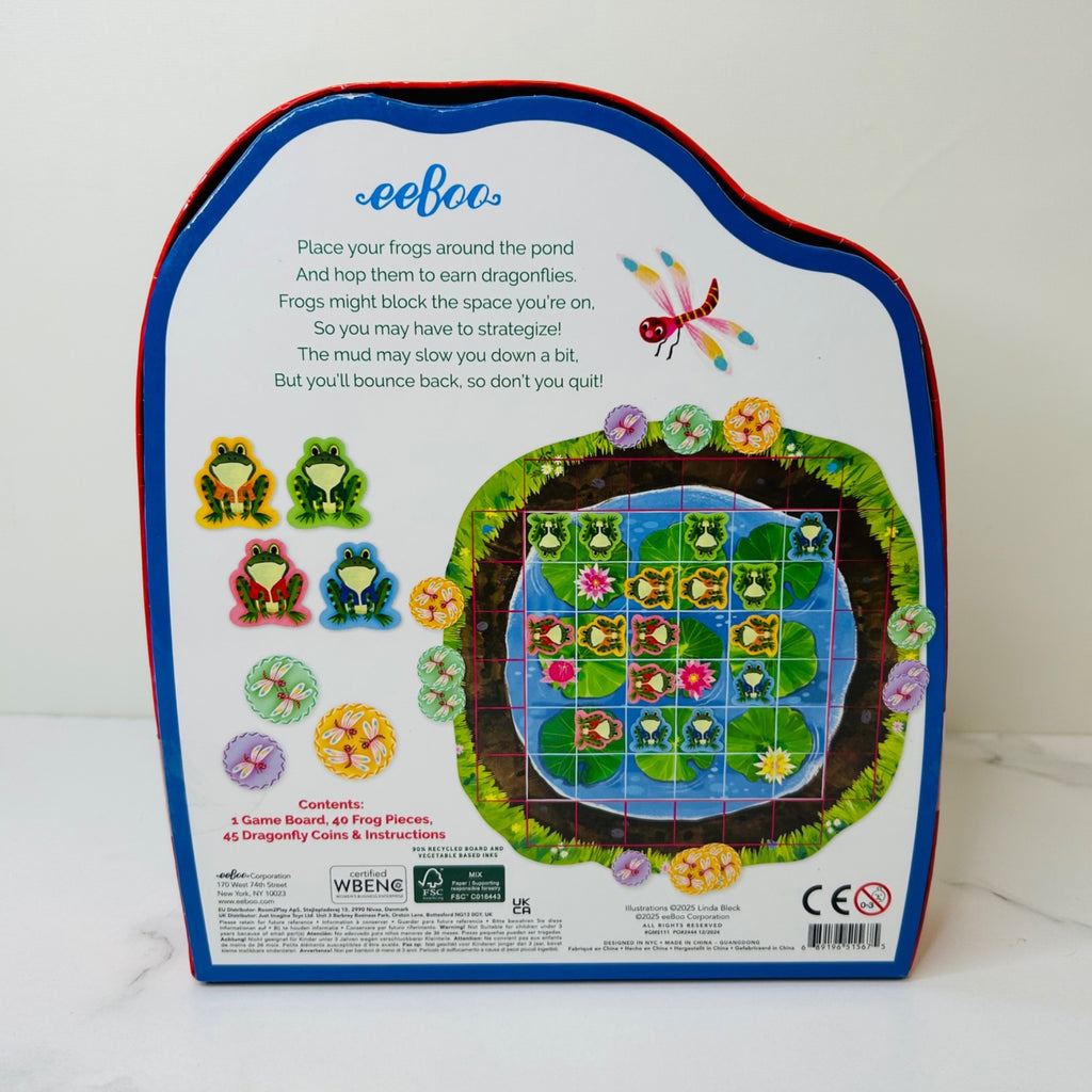 eeBoo Frog Hopkins Strategic Hopping Game Ages 4+
