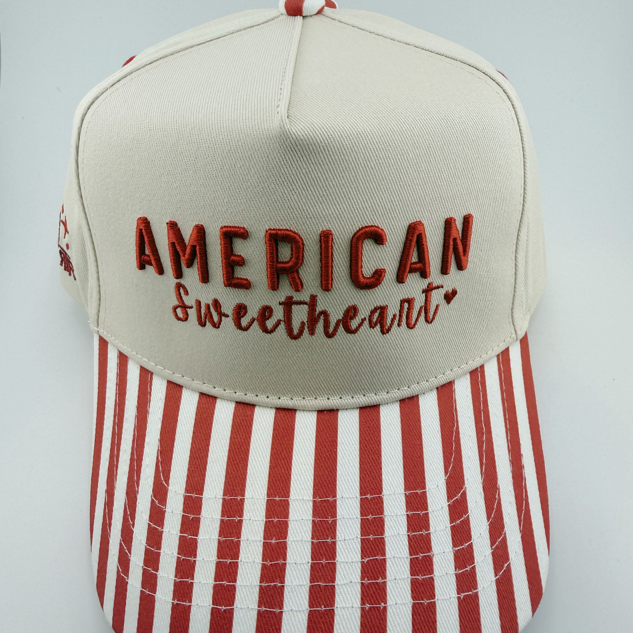 TEELUX - Cotton Structured Hat  -  SNAP BACK - AMERICAN SWEETHEART