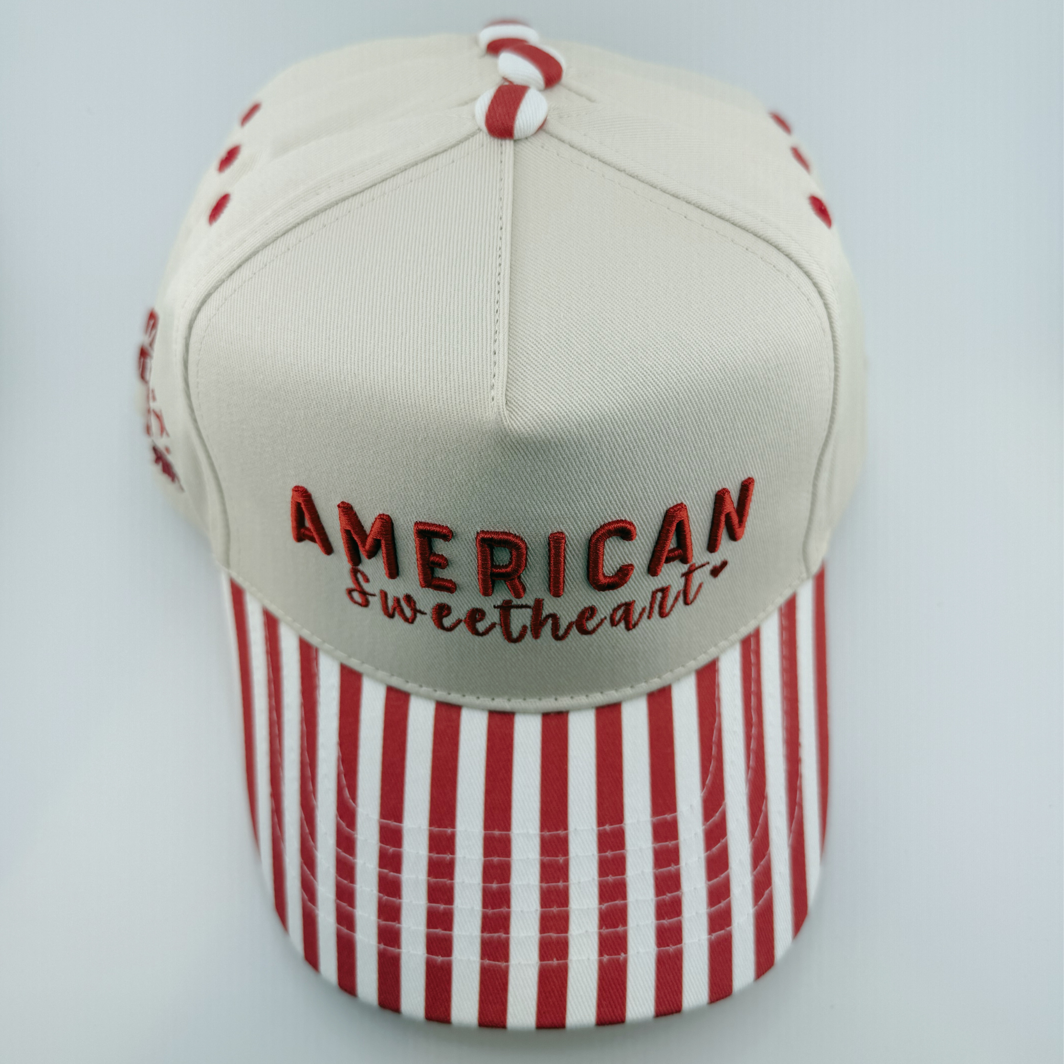 TEELUX - Cotton Structured Hat  -  SNAP BACK - AMERICAN SWEETHEART