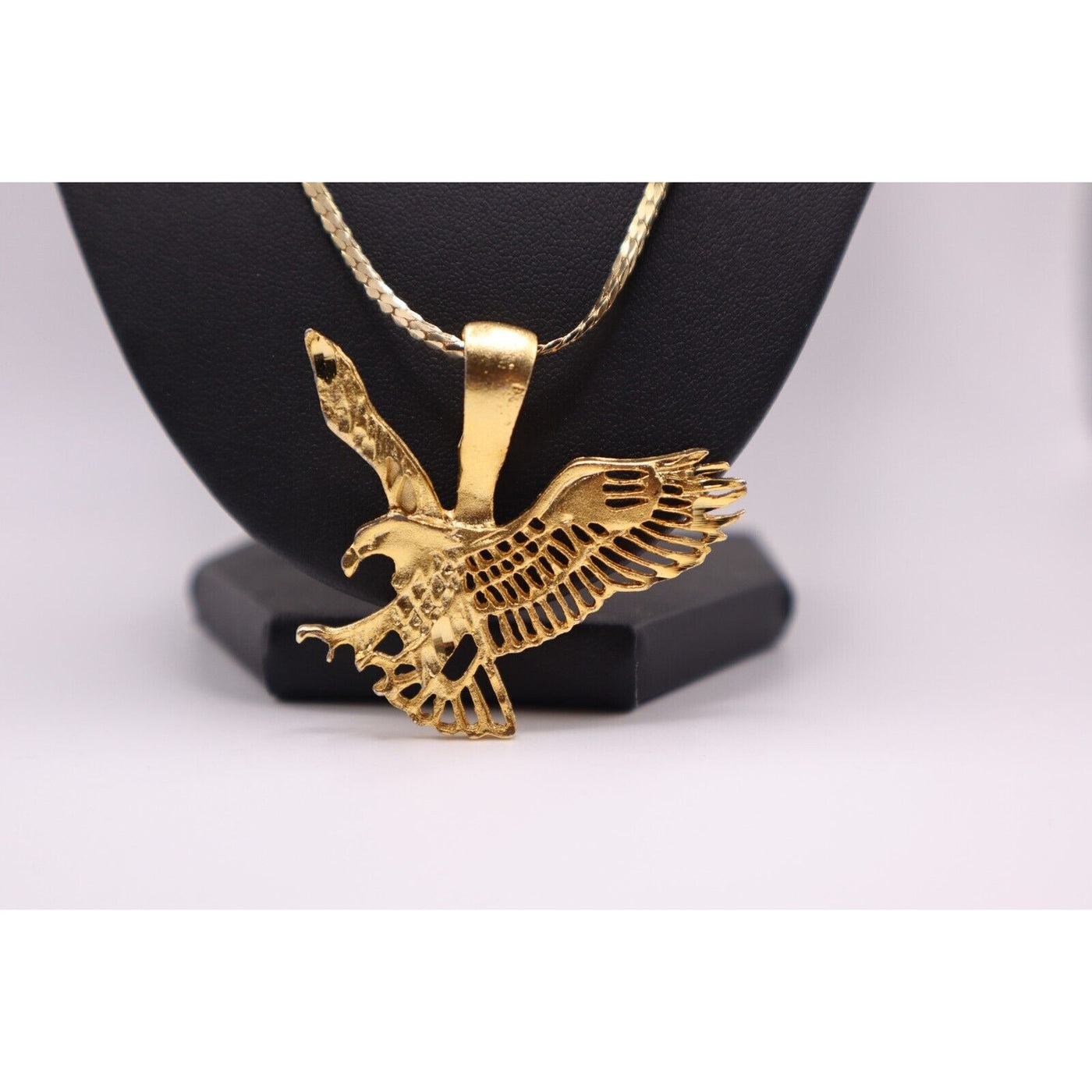 Unisex Gold Plated Necklace with Free Eagle Pendant
