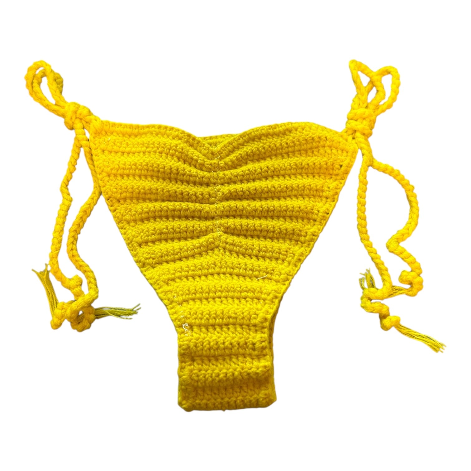 Sunny Yellow Nova Crochet Bikini Bottom by Nikita Naomi
