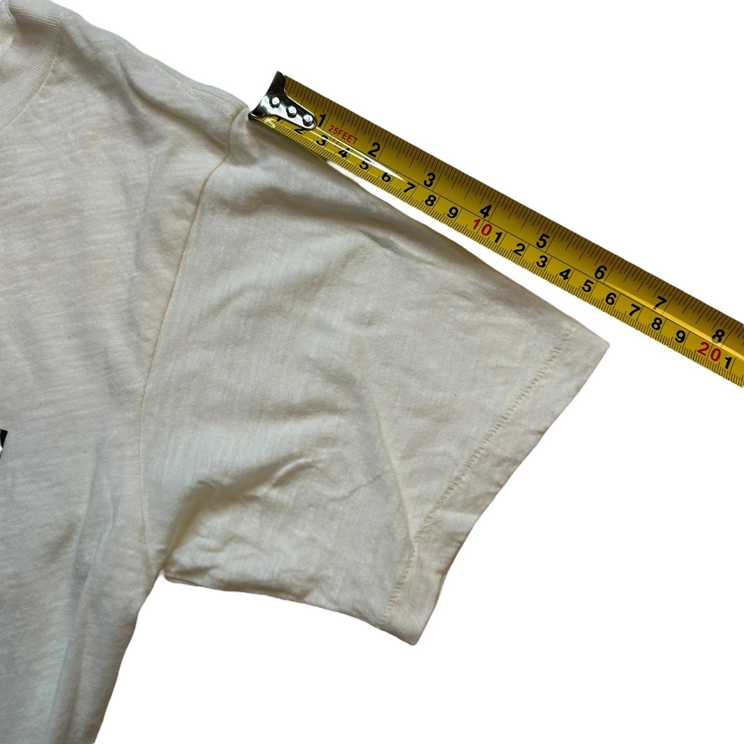 J.Crew Tanti Baci White Graphic Tee Shirt Women's Size Small