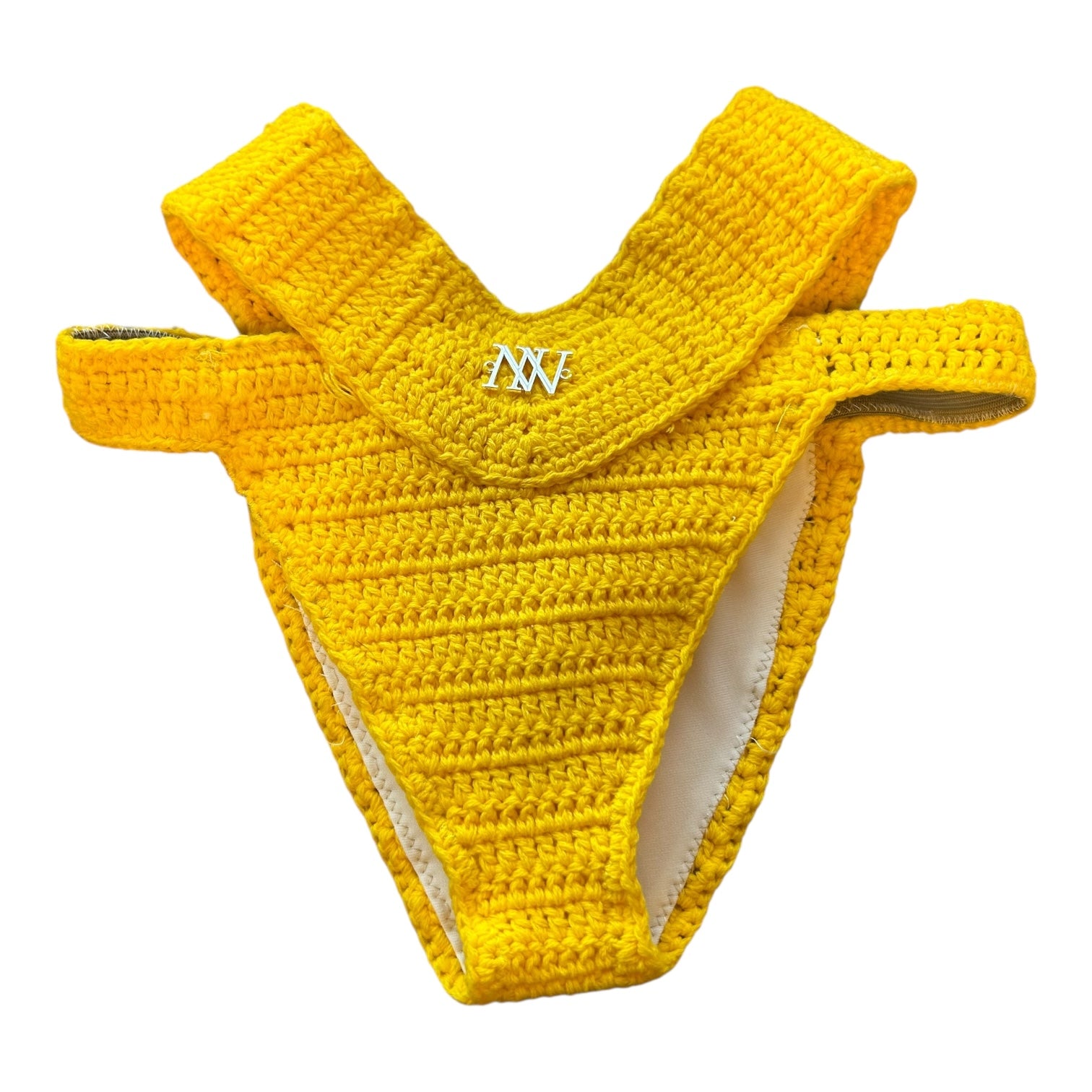 Yellow Body Wrap Crochet Bikini Bottom by Nikita Naomi