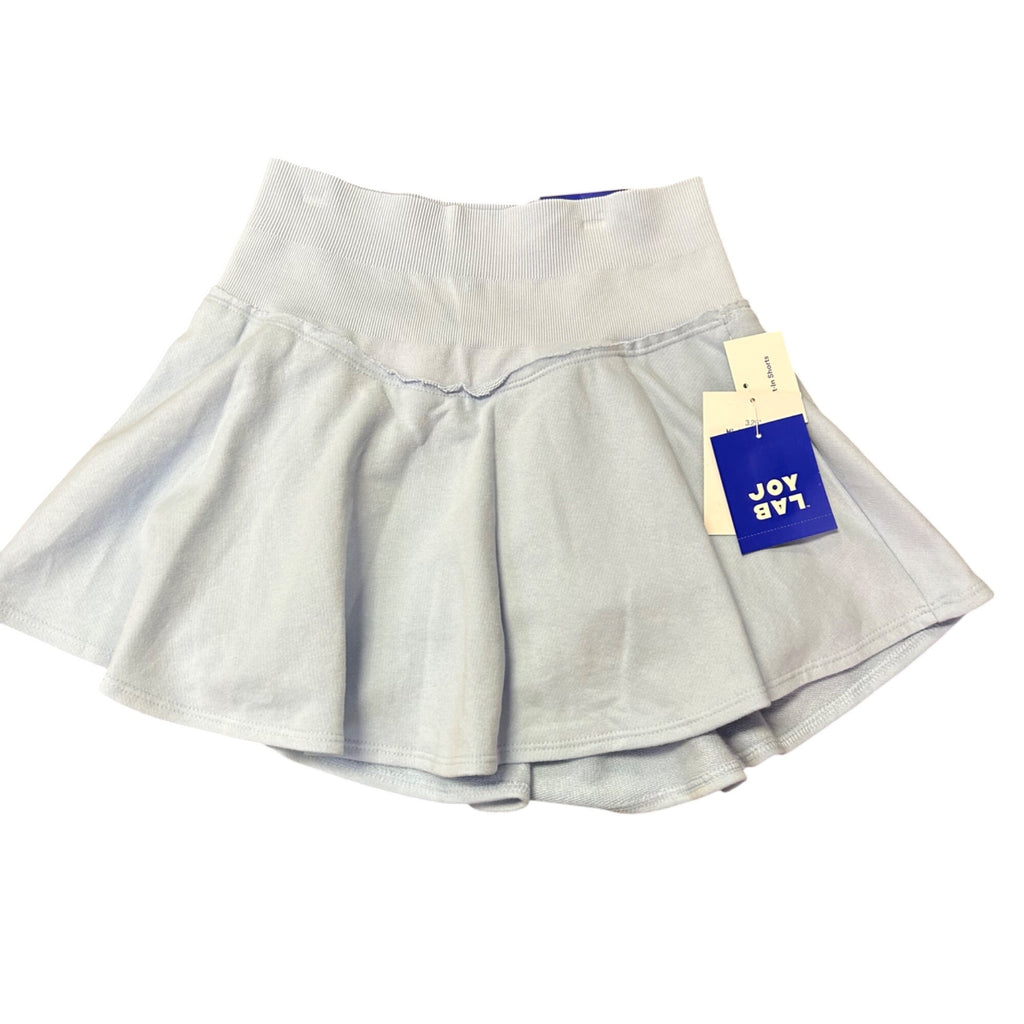 K-309 JoyLab Womens 3.25" High-Rise Light Blue Skort Built-In Shorts Size Small