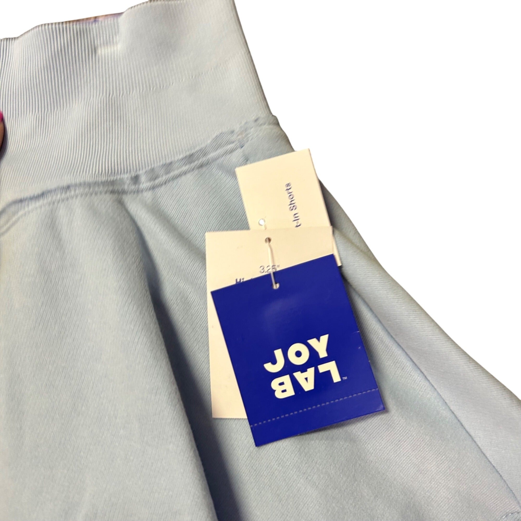 K-309 JoyLab Womens 3.25" High-Rise Light Blue Skort Built-In Shorts Size Small