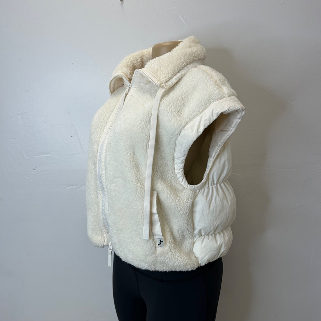 K-90  JoyLab Women's Medium High Pile Vest - Cream