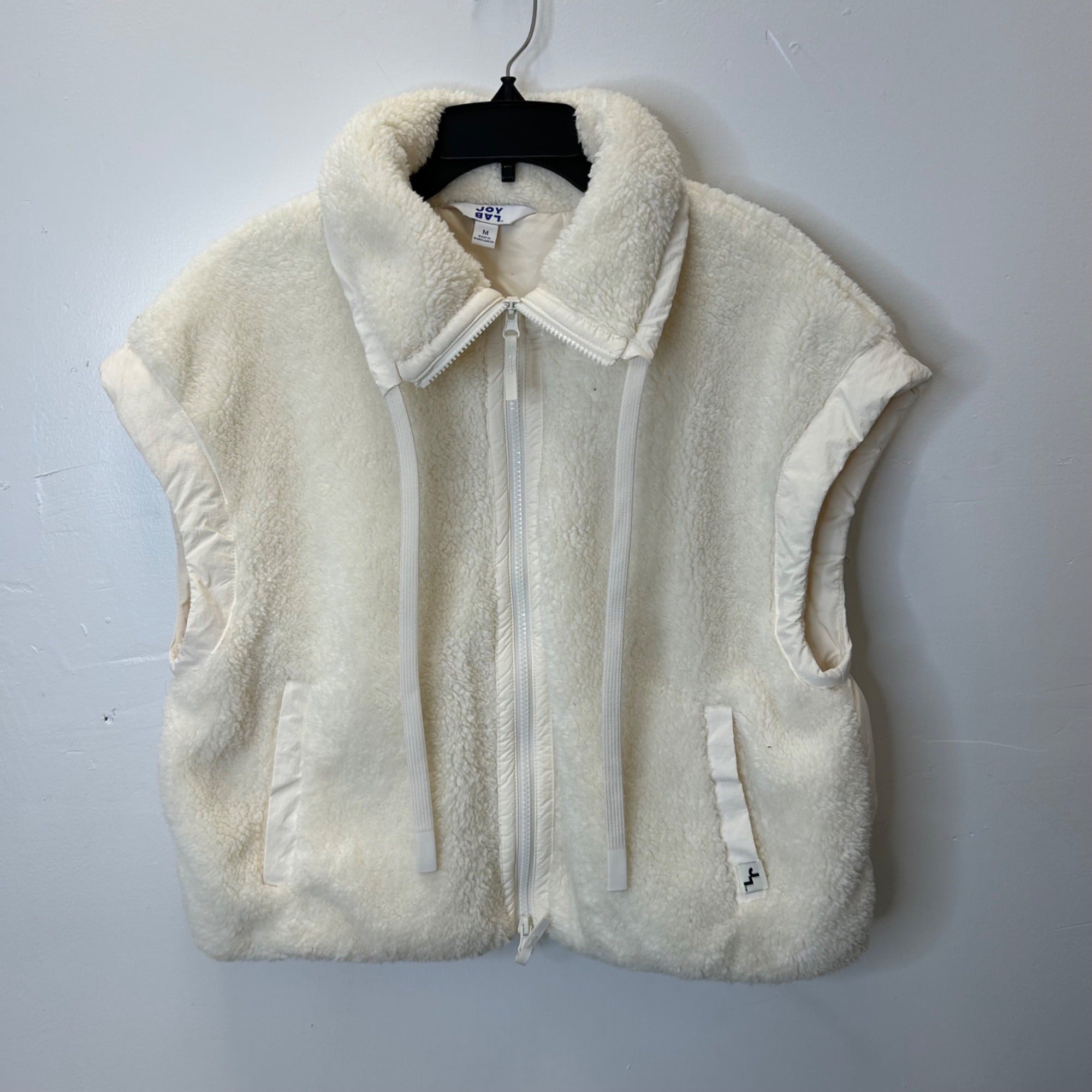 K-90  JoyLab Women's Medium High Pile Vest - Cream
