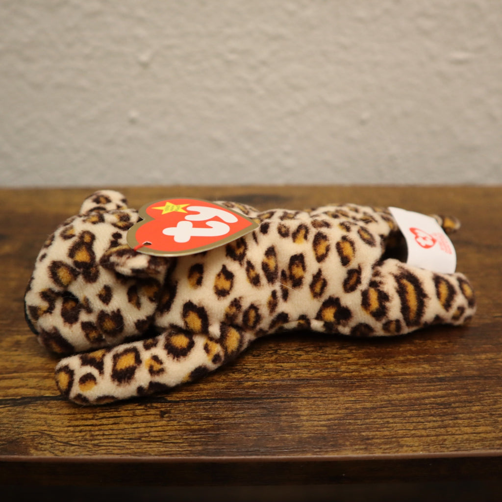 DG-153 Ty Beanie Freckles '96 and Teanie Beanie Babies '93 The Leopard Plush Toy