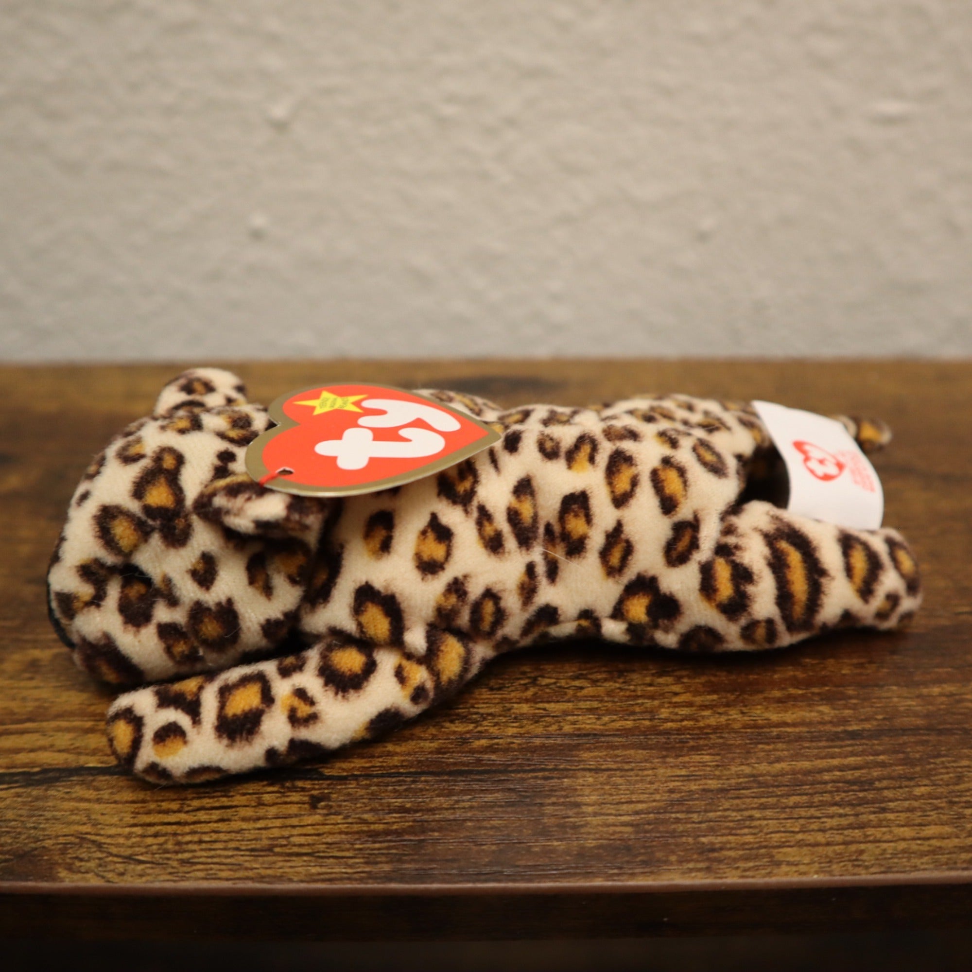 DG-153 Ty Beanie Freckles '96 and Teanie Beanie Babies '93 The Leopard Plush Toy