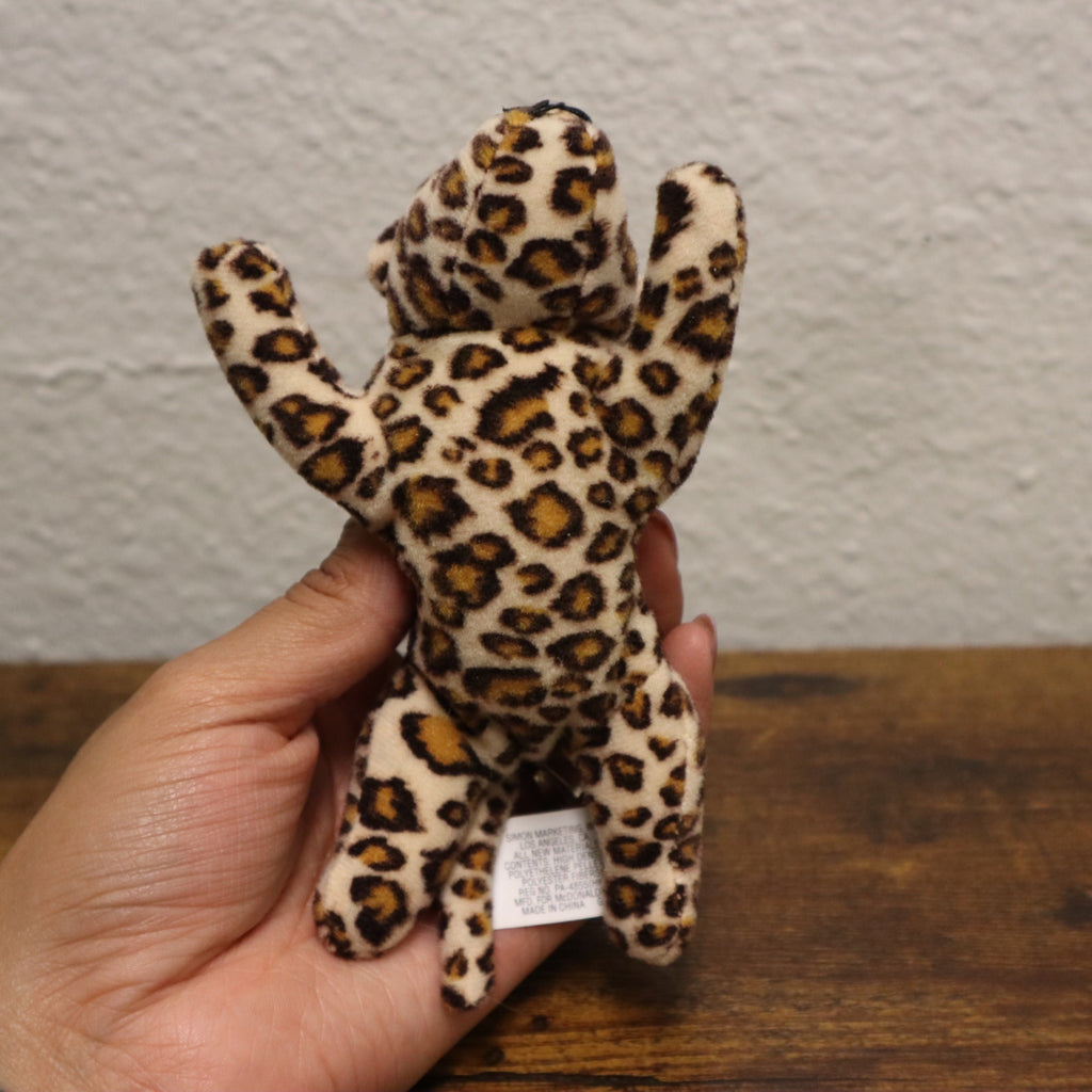 DG-153 Ty Beanie Freckles '96 and Teanie Beanie Babies '93 The Leopard Plush Toy