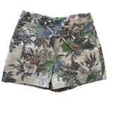 Zara Basic Collection Women's Size Small Tropical Print High Waist Shorts