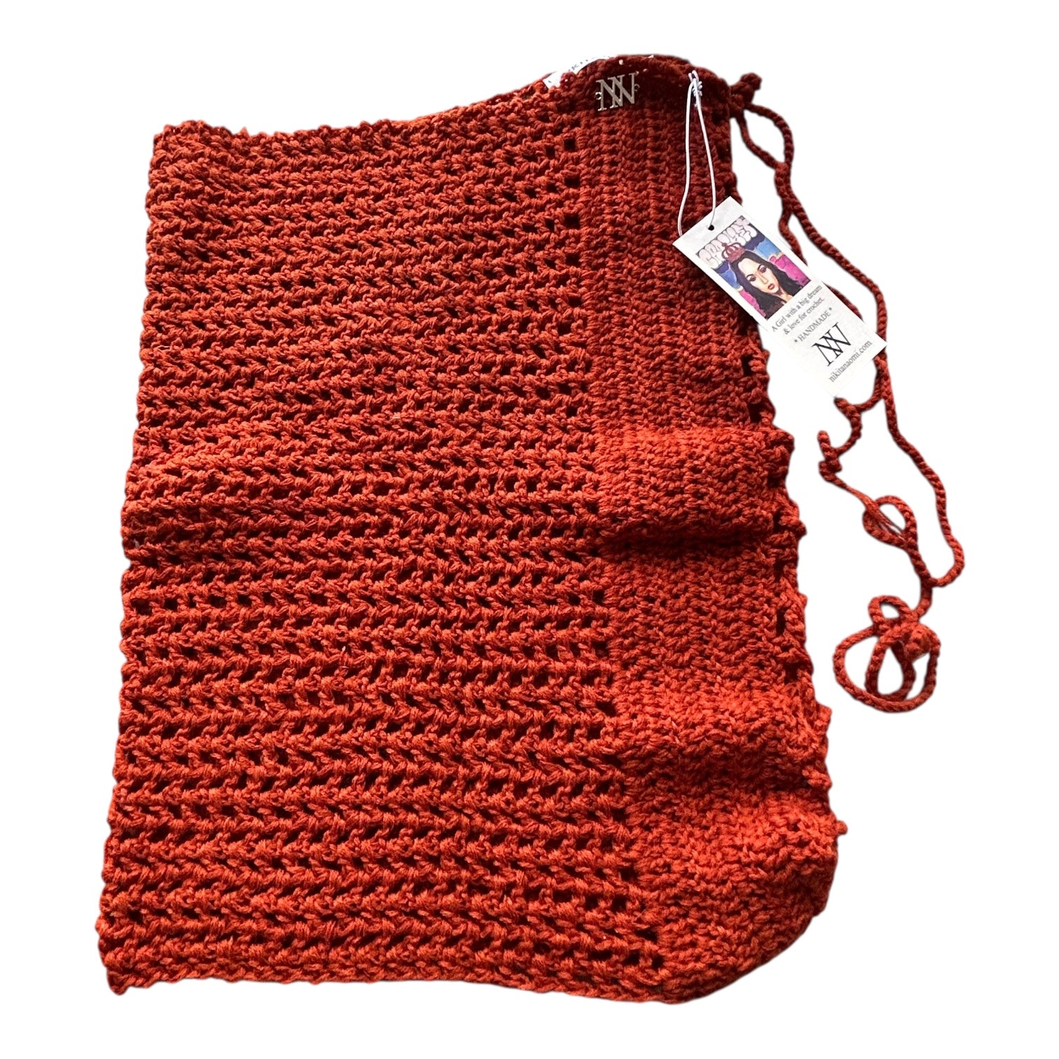 Copper Lace Up Cover Up Skirt by Nikita Naomi