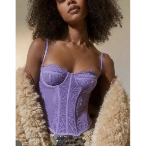 #698 Urban Outfitters Large The Modern Love Corset, Violet