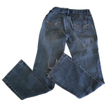 Candies Juniors Blue Denim Bootcut Jeans With Distressed Detail Size 3