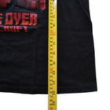 Minecraft "Game Over" T-Shirt By Mojang Studios Large Black Cotton