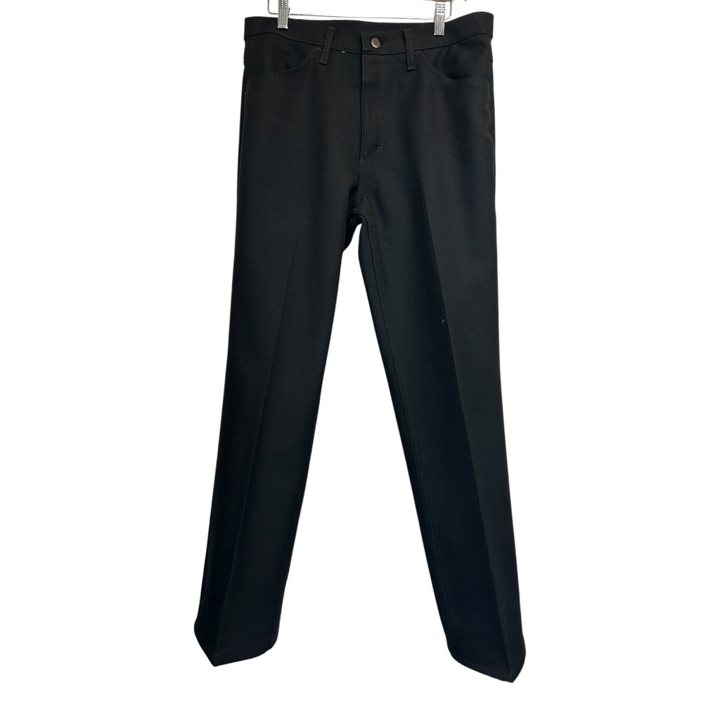 DG-93 Wrangler Men's Size 34 X 30 Black Straight Leg Dress Pants Workwear Trousers