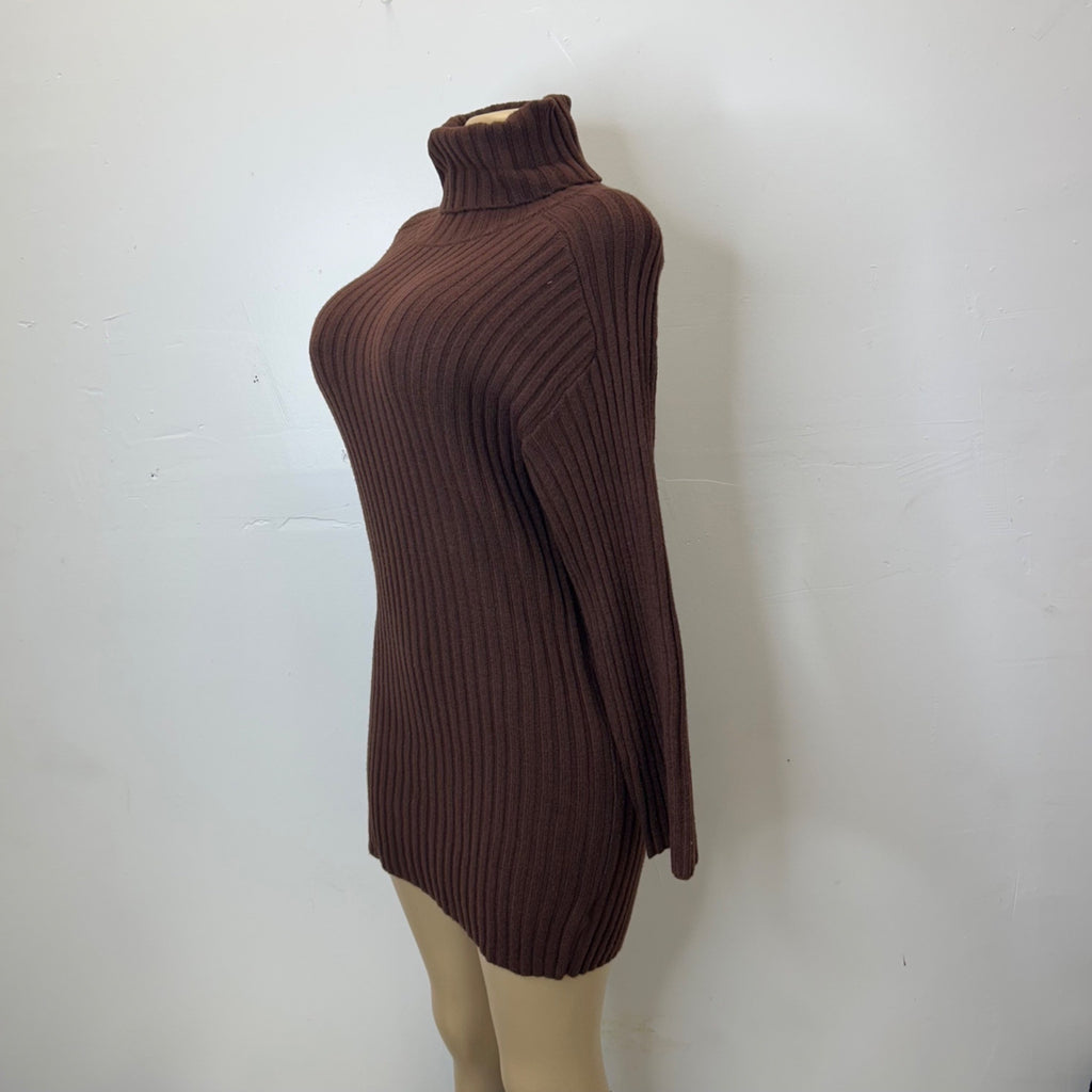 K-71 A New Day Women's Brown Mini Sweater Dress Size X-Small