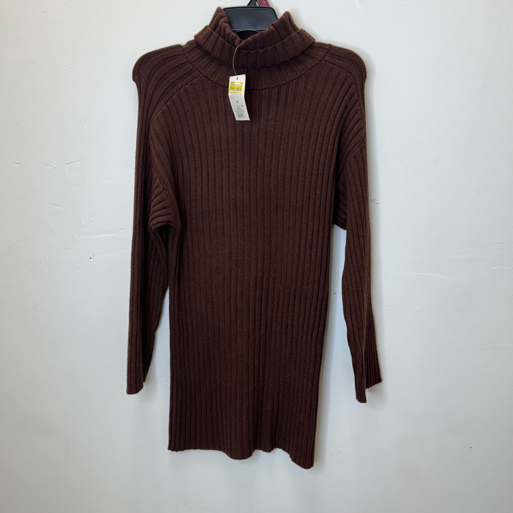 K-71 A New Day Women's Brown Mini Sweater Dress Size X-Small