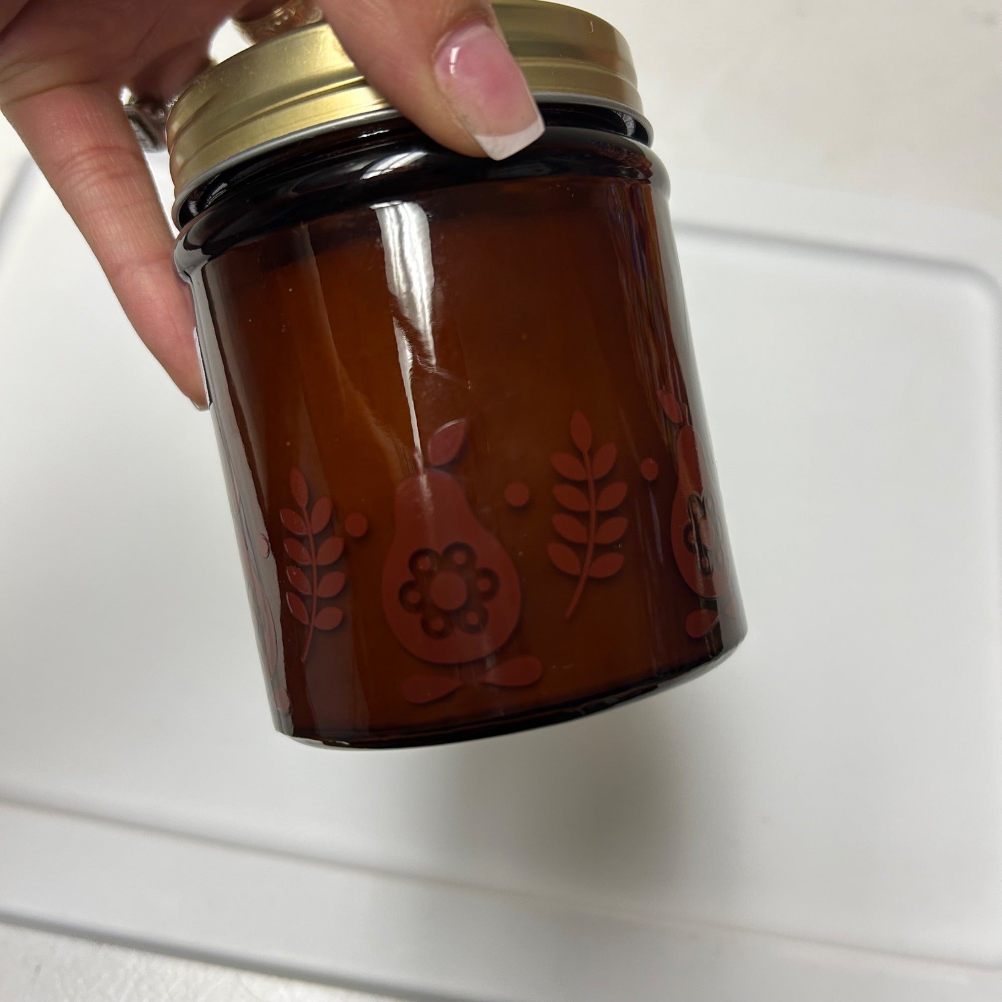 Paddywax Crushed Cinnamon & Amber Soy Wax Candle 8 Oz Decorative Amber Jar