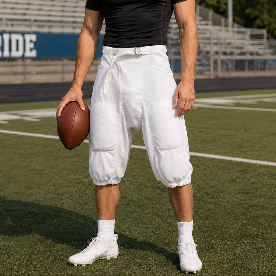 DG-90 Champro Football Pants Integrated Durable Performance Sportswear White Size Adult Large